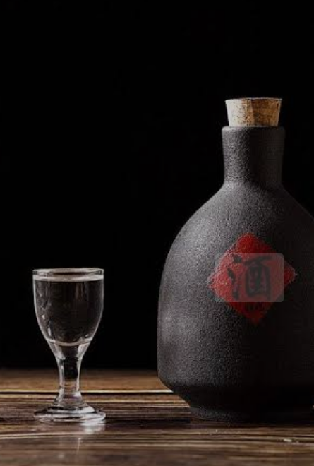 Baijiu tasting table with ceramic cups