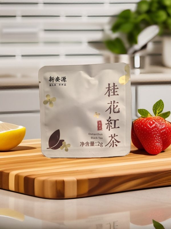 Premium Osmanthus Black Tea – Huangshan Floral Infusion (2g Sachet)